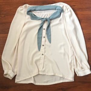 Cream ModCloth blouse